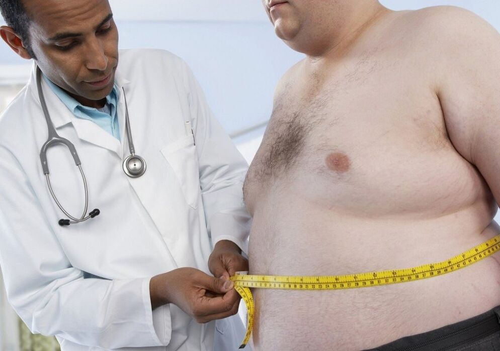 L'obésité est la cause d'une faible puissance et une raison pour consulter un médecin.